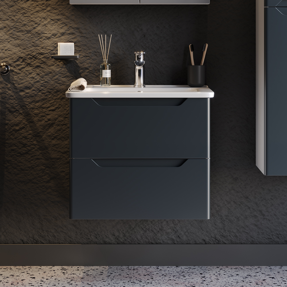 Πάγκος PERLA Ανθρακί MDF 18mm Λάκα 60 S3BPERL060AN 60x46x53cm S3BPERL060AN Πάγκος PERLA Ανθρακί MDF 18mm Λάκα 60 S3BPERL060AN 60x46x53cm S3BPERL060AN