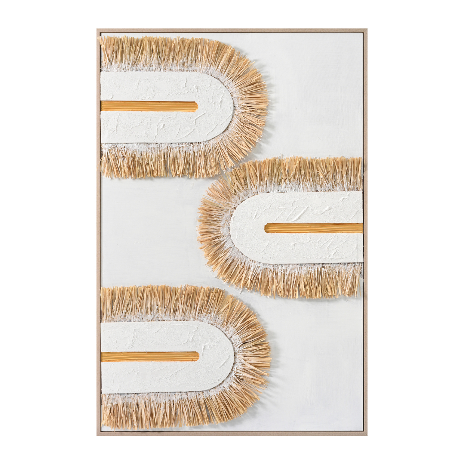 Intrahome ΠΙΝΑΚΑΣ 3D .02 ΜΕ ΚΟΡΝΙΖΑ ΜΠΕΖ-ΚΑΜΒΑΣ ΛΕΥΚΟΣ-ΧΕΙΡΟΠΟΙΗΤΟΣ 80x3,5x120Υεκ. intraho-1649166