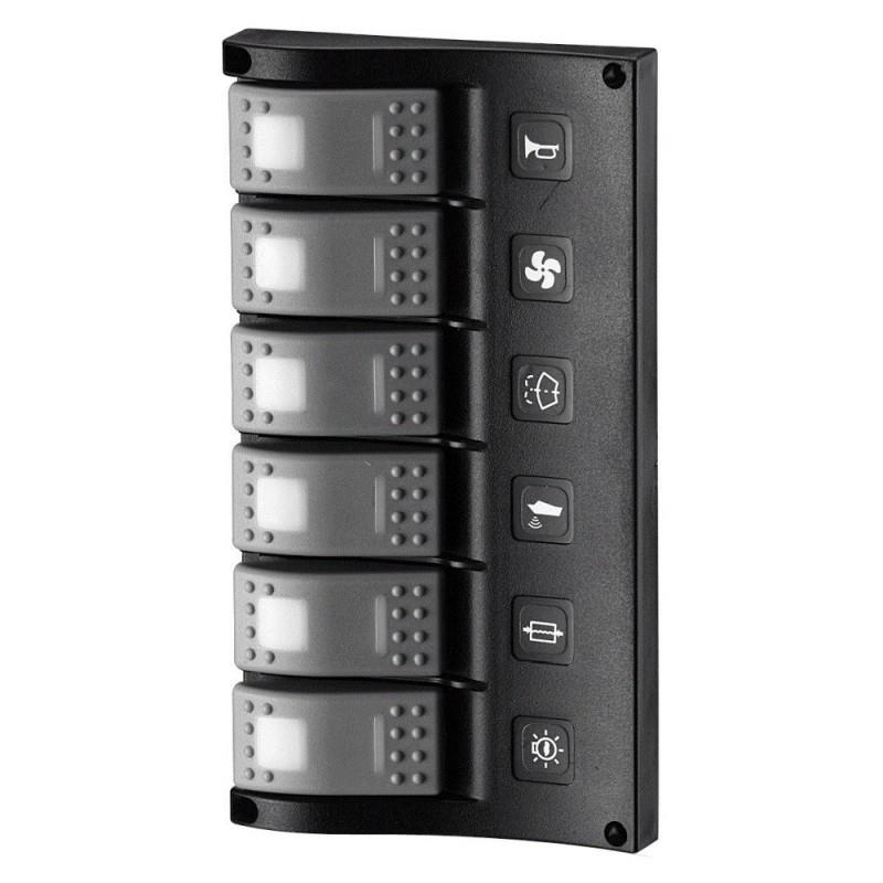 Ηλεκτρικός Πίνακας LED 6 Διακοπτών FOUR-24654