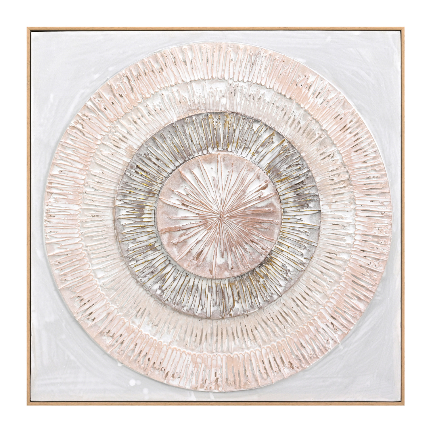 Intrahome ΠΙΝΑΚΑΣ ΤΟΙΧΟΥ 3D ΜΕ ΚΟΡΝΙΖΑ ΜΠΕΖ-ΧΕΙΡΟΠΟΙΗΤΟΙ ΚΥΚΛΟΙ 82x4,5Χ82Υεκ. intraho-1649216