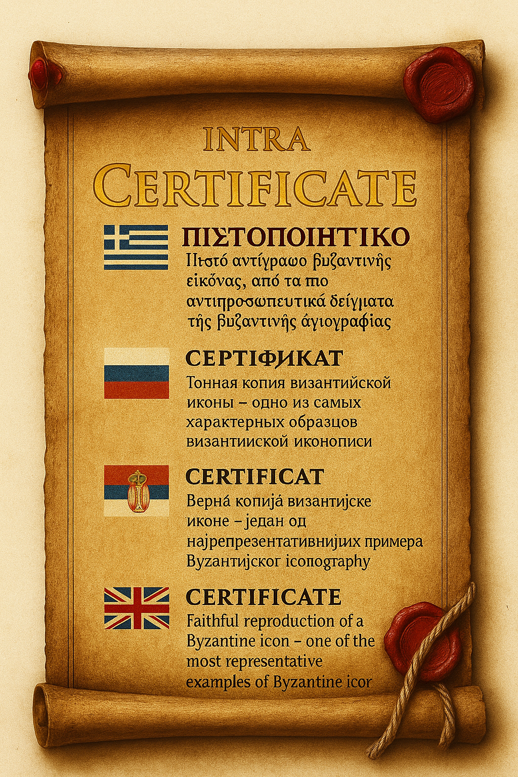 Εικόνα Ορθοδοξίας Καντηλάκι σε  8 χρώματα με περίγραμμα χρυσό σε ξύλο Plywood (Πλακάζ)   με  βάση Εικόνα Η Σταύρωση του Κυρίου, Χειροποίητη Ελληνορθόδοξη εικόνα του Ιησού Χριστού, Κρεμαστή πλάκα βυζαντινής τέχνης, ορθόδοξη τέχνη Διάσταση 10x7 cm (3,9 x 2,