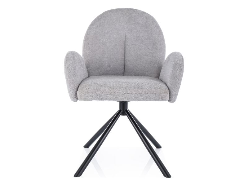 KRZESŁO PLANET RAVEN CZARNY STELAŻ/SZARY 06 DIOMMI-80-3787