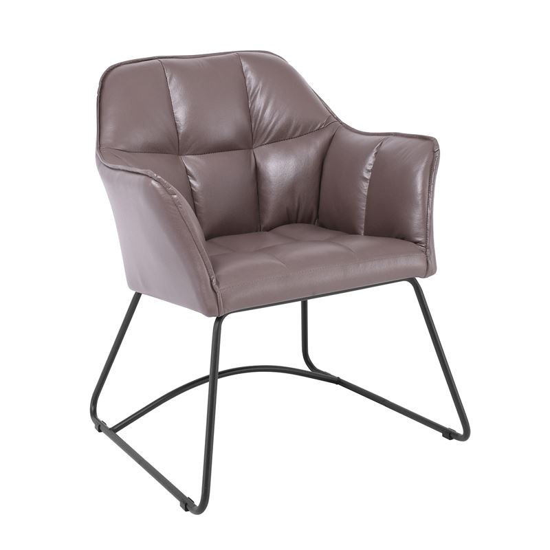 WOODWELL ΕΜ719,3POLLY Πολυθρόνα Μέταλλο Βαφή Μαύρο, Ύφασμα Suede Cappuccino 67x64x82cm ΕΜ719,3 WOODWELL ΕΜ719,3POLLY Πολυθρόνα Μέταλλο Βαφή Μαύρο, Ύφασμα Suede Cappuccino 67x64x82cm ΕΜ719,3