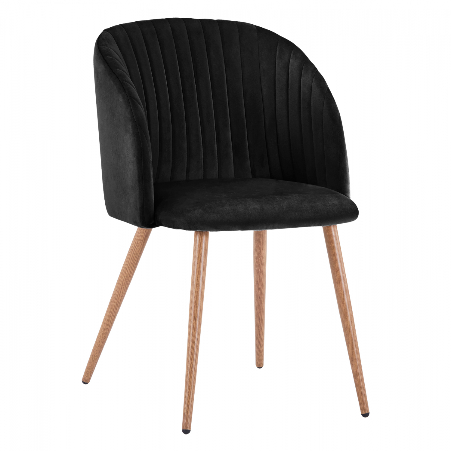 Intrahome ΠΟΛΥΘΡΟΝΑΚΙ LECASABLANCAH .04 ΜΕ ΒΕΛΟΥΔΟ ΜΑΥΡΟ ΚΑΙ ΜΕΤΑΛΛΙΚΑ ΠΟΔΙΑ 53x57x81 εκ. intraho-1636557