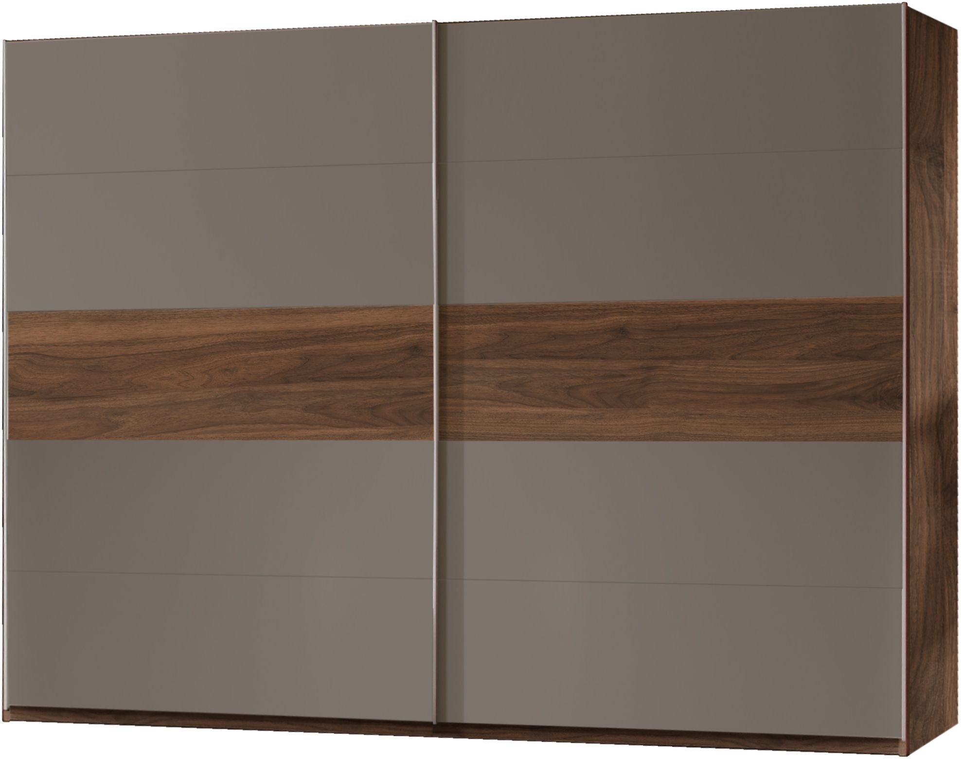 Lh-homefurniture Ντουλάπα Portland γραφίτης+Columbia Καρυδιά 270x210x60cm A_Portland Lh-homefurniture Ντουλάπα Portland γραφίτης+Columbia Καρυδιά 270x210x60cm A_Portland
