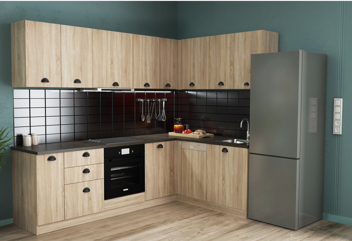 Intrahome Σύνθεση Έπιπλο Κουζίνας SONOMA OAK 03-544213111 χρώματος βακελιτης Kαπλαμάς με blum μεντεσεδες και συρτάρια 10 ΜΕΤΡΑ ΤΡΕΧΟΝ 03-544213111 Intrahome Σύνθεση Έπιπλο Κουζίνας SONOMA OAK 03-544213111 χρώματος βακελιτης Kαπλαμάς με blum μεντεσεδες και συρτάρια 10 ΜΕΤΡΑ ΤΡΕΧΟΝ 03-544213111