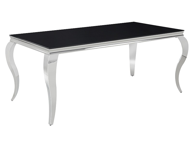 TABLE PRINCE BLACK/CHROME 180X90 DIOMMI PRINCECCH180 DIOMMI-80-2233 TABLE PRINCE BLACK/CHROME 180X90 DIOMMI PRINCECCH180 DIOMMI-80-2233