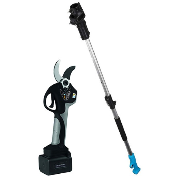 Ψαλίδι Μπαταρίας Με Κοπή 40mm PS-4021 21Volt 2 Μπαταρίες Προοδευτική Κοπή Δενδροκομικό+ΠΡΟΕΚΤΑΣΗ 1,5μ-2,1μ KIDO-
090/810Π