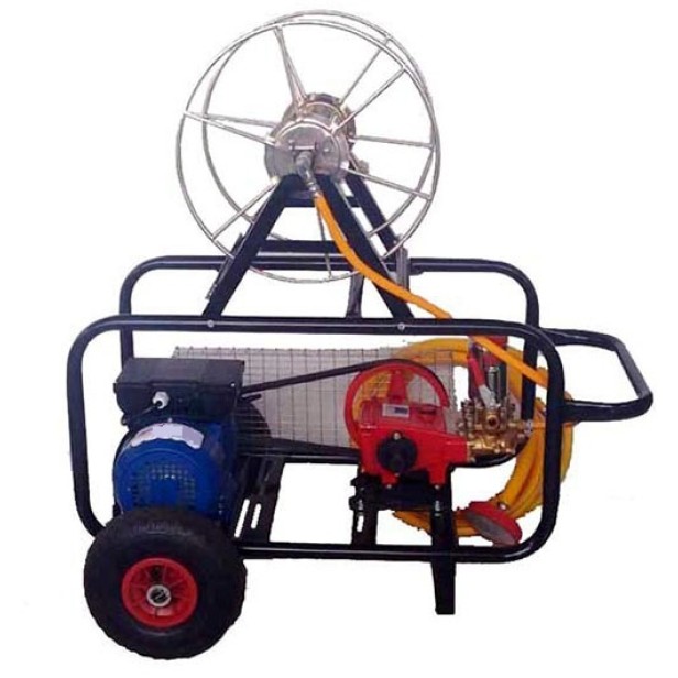 Εμβολοφόρο Ψεκαστικό Συγκρότημα Ρεύματος Αντλία 40ATM 30Α 3HP Με Τροχούς Και Ανέμη KIDO-
5981/03Γ