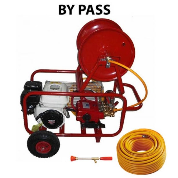 Ψεκαστικό Βενζίνης Αντλία 40ATM 22by Pass HONDA GP160 Σε Τροχήλατη Βάση,Ανέμη,Σωλήνας 100μ & Αυλός KIDO-
5981/117Δ