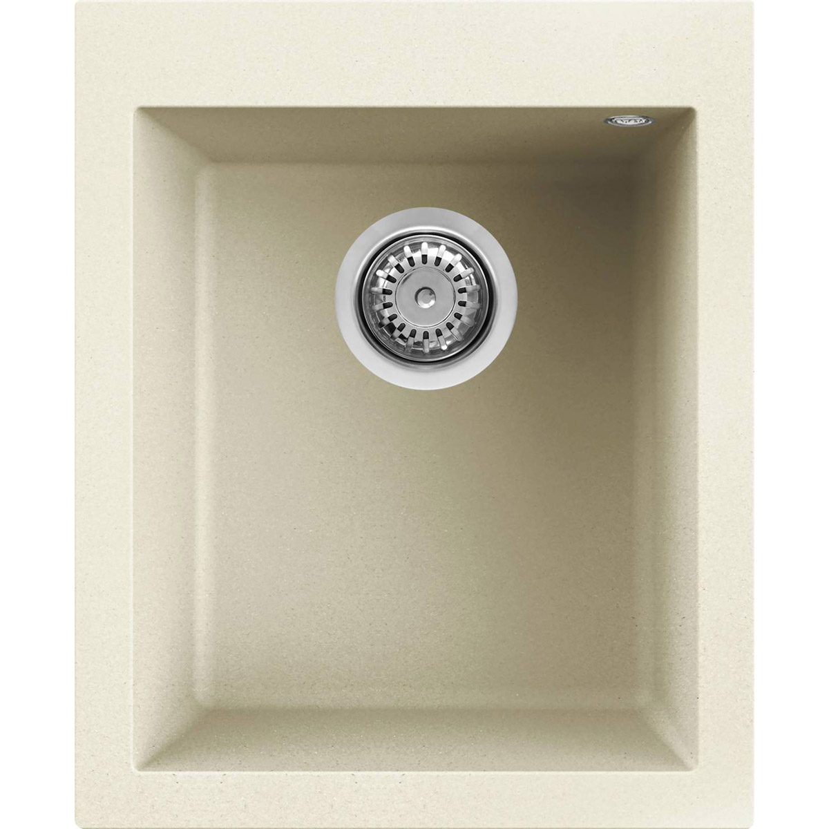 KARAG  QUADRA Νεροχύτης κουζίνας QUADRA 100 Bianco Antico 62 ELLECI 41x50cm KARAG-8032861055129