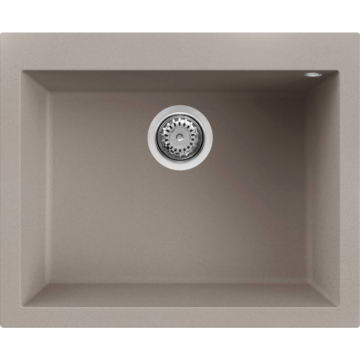 KARAG  QUADRA Νεροχύτης κουζίνας QUADRA 110 Tortora 43 ELLECI 61x50cm KARAG-8032861041740