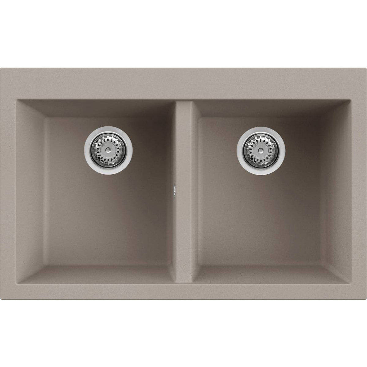 KARAG  QUADRA Νεροχύτης κουζίνας QUADRA 350 Tortora 43 ELLECI 79x50cm KARAG-8032861047803