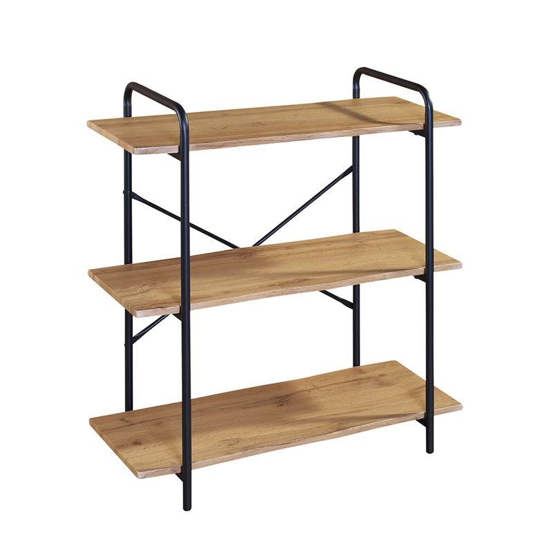WOODWELL ΕΟ445,3Ραφιέρα Μέταλλο Βαφή Μαύρο, Απόχρωση Sonoma 80x34x144cm ΕΟ445,3 WOODWELL ΕΟ445,3Ραφιέρα Μέταλλο Βαφή Μαύρο, Απόχρωση Sonoma 80x34x144cm ΕΟ445,3