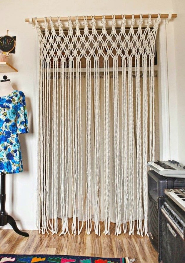 Fidelio ΚΟΥΡΤΙΝΑ (RAIN 110) MACRAME ΔΙΑΣΤΑΣΕΙΣ.110*230ΕΚ. ΥΙΚΟ.100%ΒΑΜΒΑΚΙ FIDELIO-FD-RN110