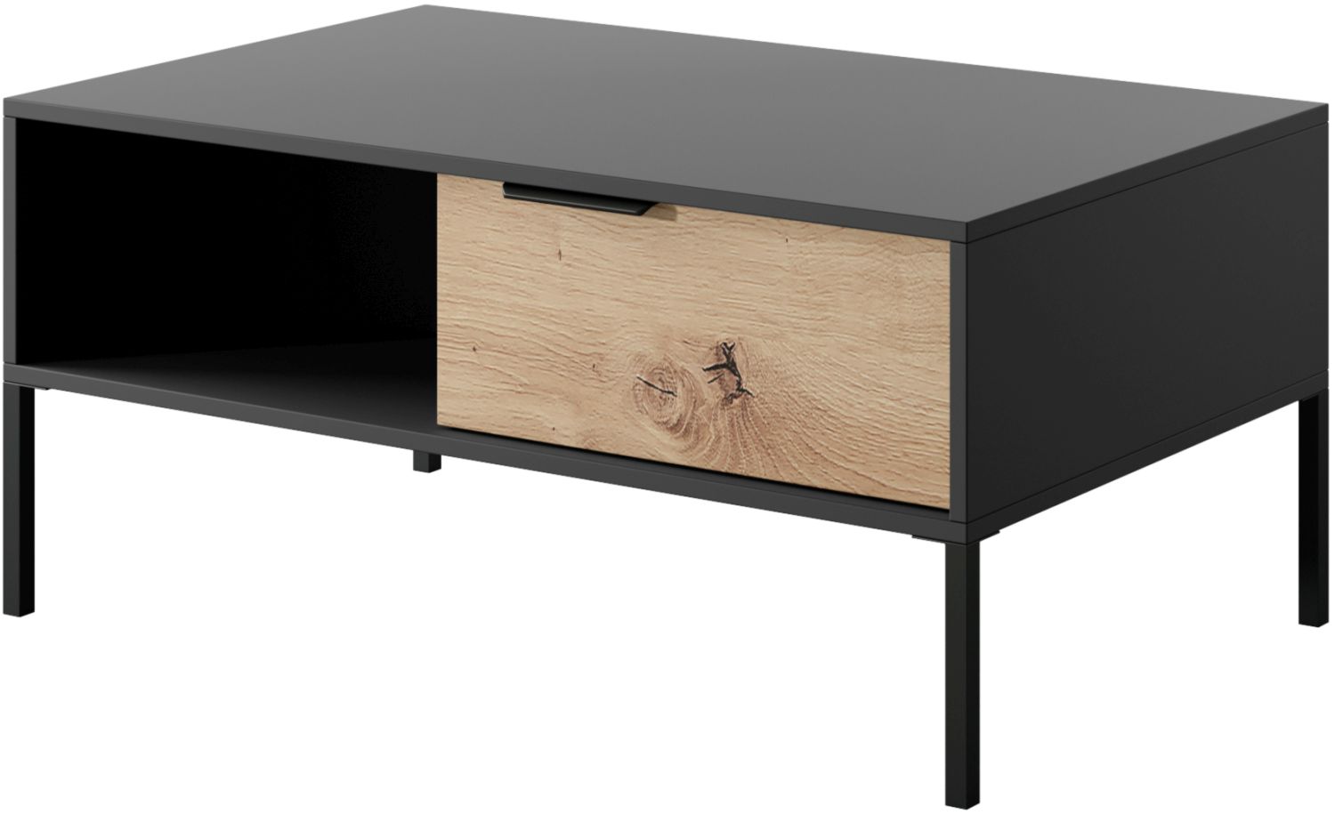 Lh-homefurniture Τραπεζάκι Rave με συρτάρια ανθρακί+φυσικό Αρτιζάν 97x45x60cm L_RV_40_c Lh-homefurniture Τραπεζάκι Rave με συρτάρια ανθρακί+φυσικό Αρτιζάν 97x45x60cm L_RV_40_c