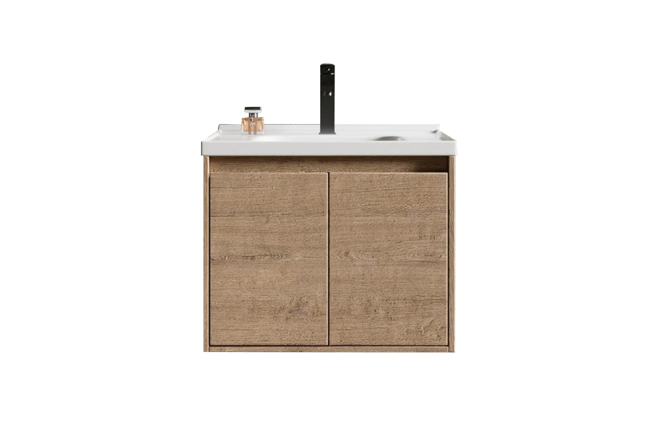 Σετ Πάγκου REA 60 cm Κόντρα Πλακέ Θαλάσσης (Plywood) χρ. ΚΑΦΕ ΑΝΟΙΧΤΟ S3BREA060CAP