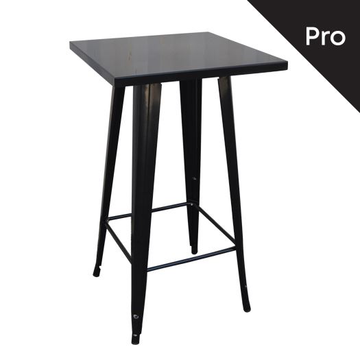 WOODWELL RELIX Τραπέζι Bar-Pro, Μέταλλο Βαφή Antique Black 60x60x101cm Ε5203,10