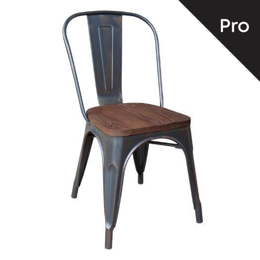 WOODWELL Ε5191W,10RELIX Wood Καρέκλα-Pro, Στοιβαζόμενη, Μέταλλο Βαφή Antique Black,Κάθισμα Dark Oak 45x51x85cm Ε5191W,10 WOODWELL Ε5191W,10RELIX Wood Καρέκλα-Pro, Στοιβαζόμενη, Μέταλλο Βαφή Antique Black,Κάθισμα Dark Oak 45x51x85cm Ε5191W,10