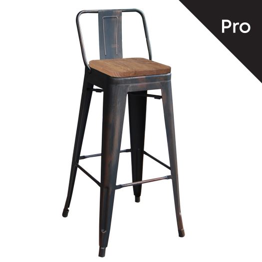 WOODWELL Ε5208,10RELIX Wood Σκαμπό Bar-Pro με Πλάτη, Μέταλλο Βαφή Antique Black, Απόχρωση Ξύλου Dark Oak 44x44x75/100cm Ε5208,10 WOODWELL Ε5208,10RELIX Wood Σκαμπό Bar-Pro με Πλάτη, Μέταλλο Βαφή Antique Black, Απόχρωση Ξύλου Dark Oak 44x44x75/100cm Ε5208,10