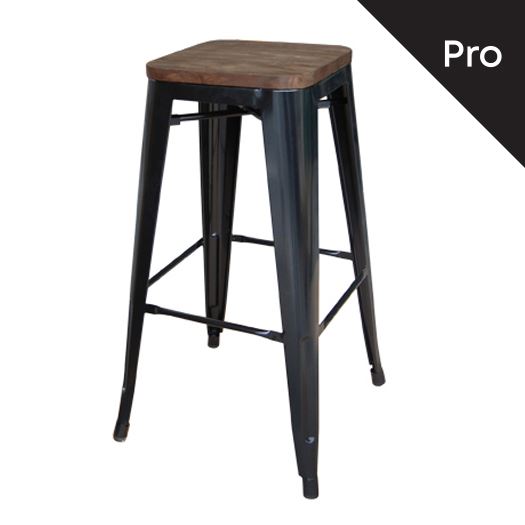 WOODWELL Ε5190W,1RELIX Wood Σκαμπό Bar-Pro, Στοιβαζόμενο, Μέταλλο Βαφή Μαύρο, Κάθισμα Dark Oak 43×43 H.76cm Ε5190W,1 WOODWELL Ε5190W,1RELIX Wood Σκαμπό Bar-Pro, Στοιβαζόμενο, Μέταλλο Βαφή Μαύρο, Κάθισμα Dark Oak 43×43 H.76cm Ε5190W,1