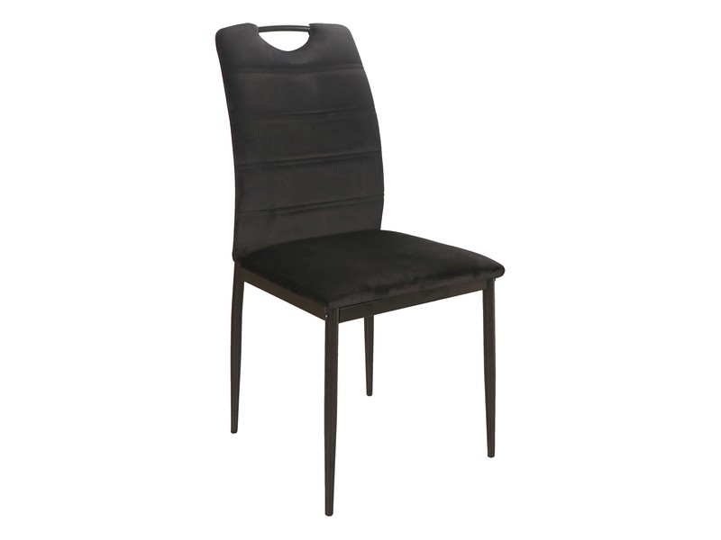 RIP VELVET CHAIR BLACK FRAME / BLUVEL BLACK 19 DIOMMI RIPVCC DIOMMI-80-2275 RIP VELVET CHAIR BLACK FRAME / BLUVEL BLACK 19 DIOMMI RIPVCC DIOMMI-80-2275