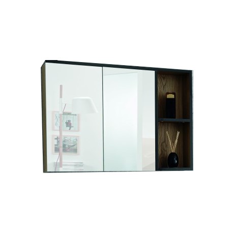 Καθρέφτης RITHO 90 LENGANO 3BRI090LE0 BLACK GLOSS 90x15x65cm 3MRI090LE0 Καθρέφτης RITHO 90 LENGANO 3BRI090LE0 BLACK GLOSS 90x15x65cm 3MRI090LE0