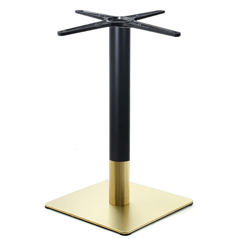 WOODWELL ΕΜ670RIVA Βάση Τραπεζιού BAR Gold Inox #201 – Black (14,50 kg) 45x45cm H.108cm ΕΜ670 WOODWELL ΕΜ670RIVA Βάση Τραπεζιού BAR Gold Inox #201 – Black (14,50 kg) 45x45cm H.108cm ΕΜ670
