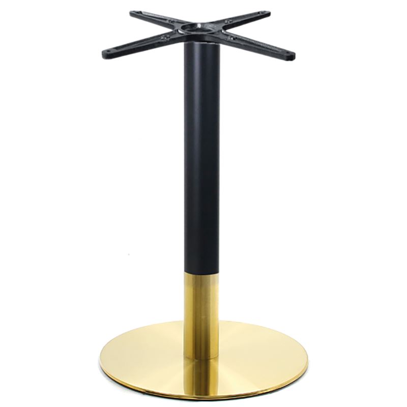 WOODWELL ΕΜ679RIVA Βάση Τραπεζιού Gold Inox #201 – Black / 11,70 Kg Φ45 H.72cm ΕΜ679 WOODWELL ΕΜ679RIVA Βάση Τραπεζιού Gold Inox #201 – Black / 11,70 Kg Φ45 H.72cm ΕΜ679