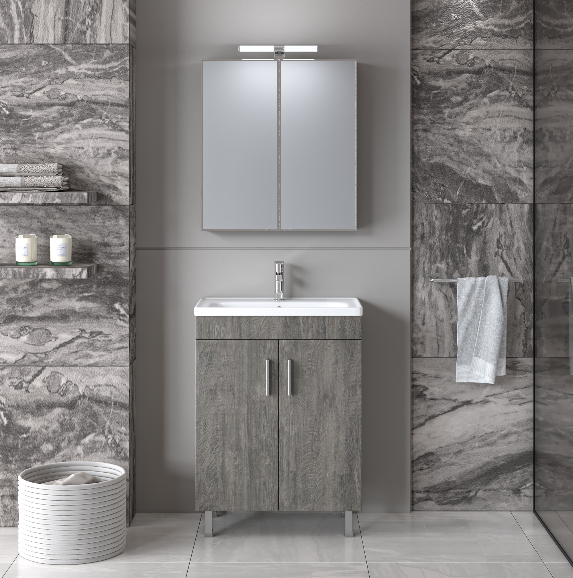 Σετ Έπιπλο Μπάνιου Skopelos Berlin 60 9SSK060BE0W Πάγκος 58x36x83cm 9SSK060BE0W Σετ Έπιπλο Μπάνιου Skopelos Berlin 60 9SSK060BE0W Πάγκος 58x36x83cm 9SSK060BE0W