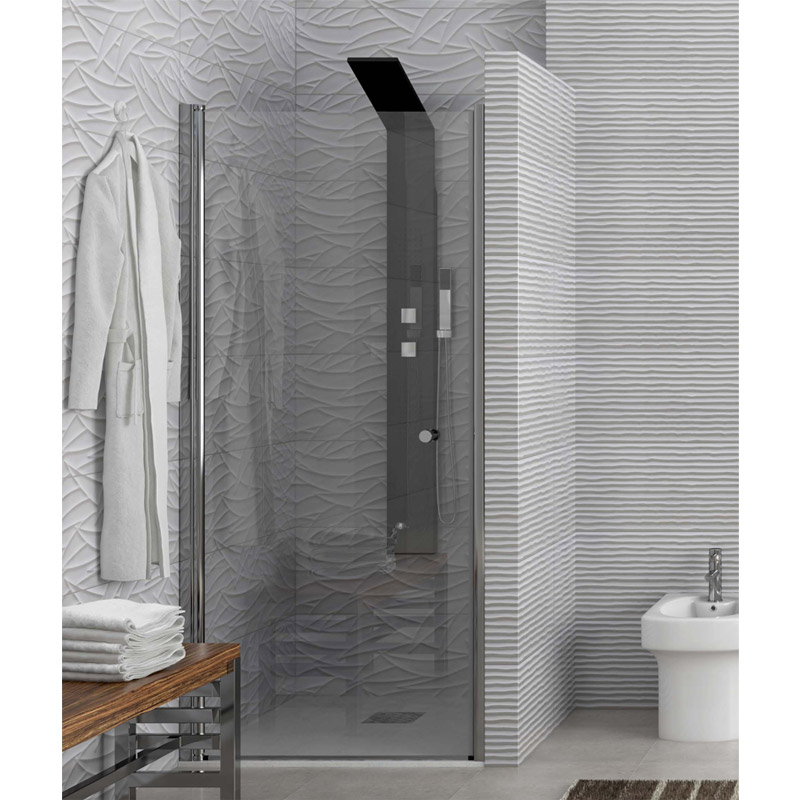 KARAG  STOCKBATHROOM Καμπίνα από τοίχο σε τοίχο με διάφανο κρύσταλλο S4 KARAG 85-90x185cm KARAG-5206836301280