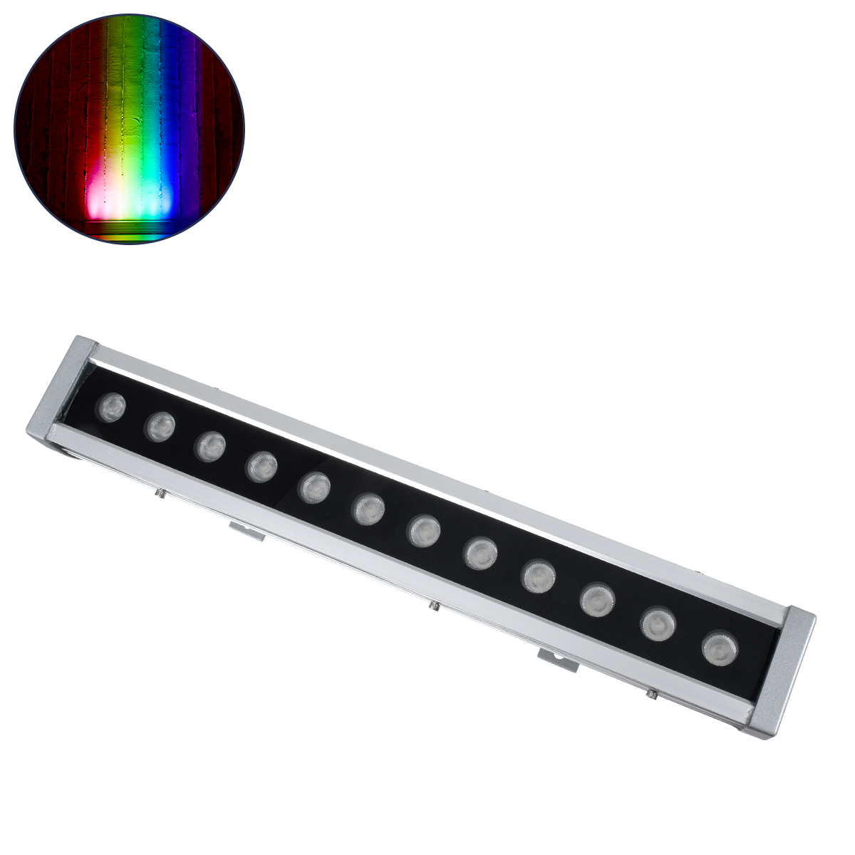 S-90997 GloboStar® WASHER-DAIA S-90997 Μπάρα Φωτισμού Wall Washer LED 96W 10080lm 30° AC 230V Αδιάβροχο IP65 Μ52 x Π7.5 x Υ7cm Πολύχρωμο 4in1 RGBW DMX512 Display on Body – Ασημί S-90997 GloboStar® WASHER-DAIA S-90997 Μπάρα Φωτισμού Wall Washer LED 96W 10080lm 30° AC 230V Αδιάβροχο IP65 Μ52 x Π7.5 x Υ7cm Πολύχρωμο 4in1 RGBW DMX512 Display on Body – Ασημί