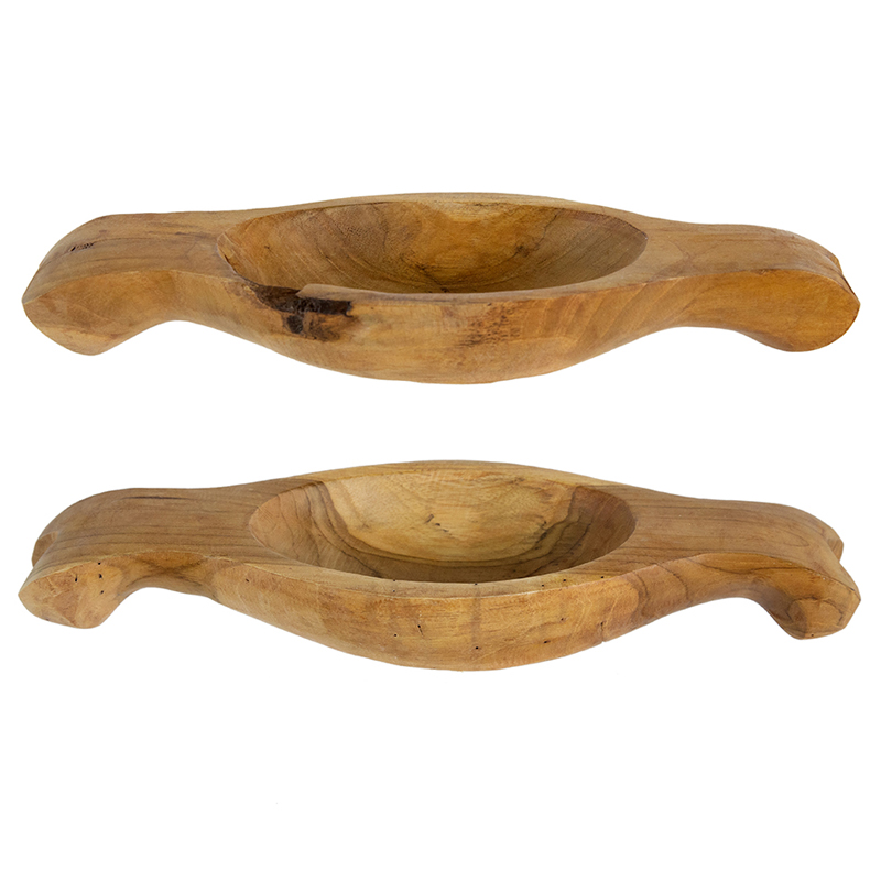 Artekko Shaunlop Μπώλ Ξύλινα Σετ/2 (13x5x2)cm (13x5x2)cm Artekko SA80204