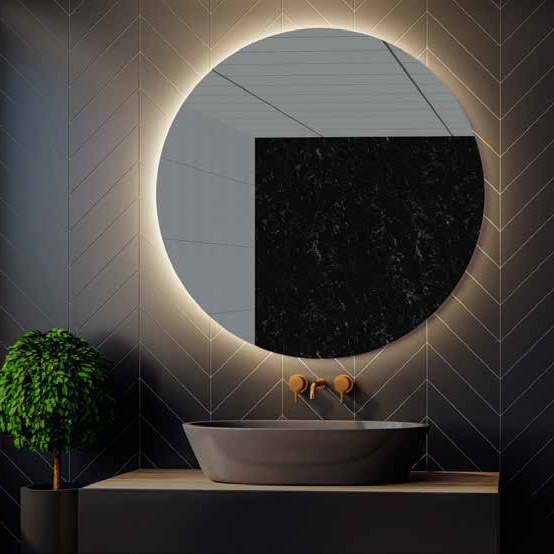 KARAG  SARDES Καθρέπτης με κρυφό φωτισμό SARDES KARAG Ø90cm KARAG-5206836614373