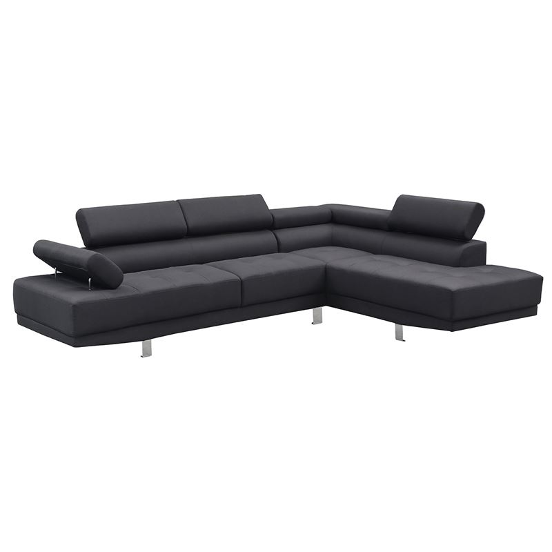 WOODWELL Ε989,7LSECTOR Καναπές Σαλονιού Αριστερή Γωνία, Ανακλινόμενα Κεφαλάρια, Ύφασμα Μαύρο 265x191x82cm H.82cm Ε989,7L WOODWELL Ε989,7LSECTOR Καναπές Σαλονιού Αριστερή Γωνία, Ανακλινόμενα Κεφαλάρια, Ύφασμα Μαύρο 265x191x82cm H.82cm Ε989,7L