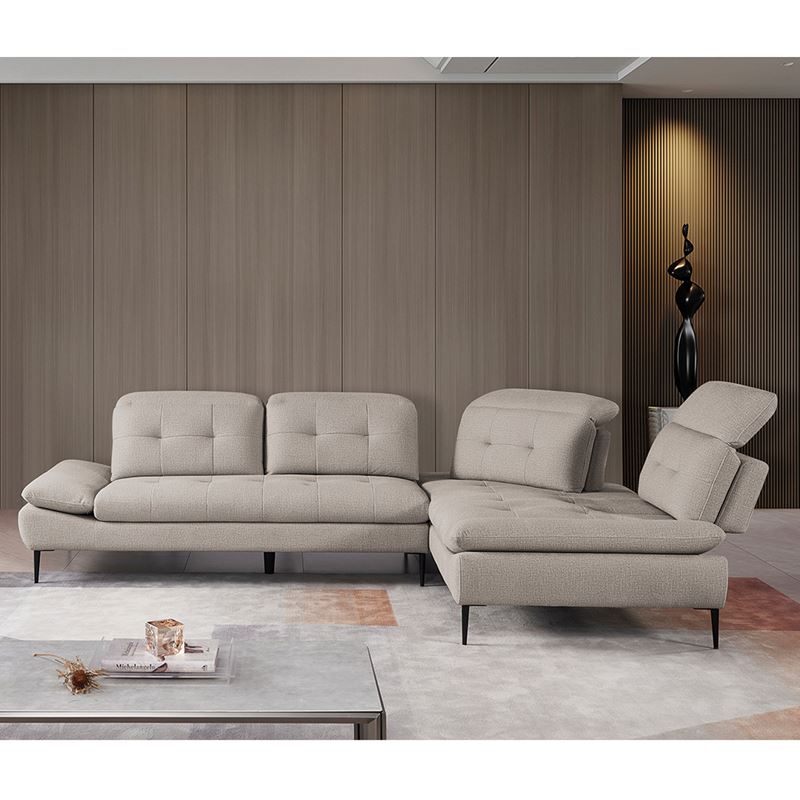WOODWELL Ε945,12SELBY Καναπές Σαλονιού Αριστερή Γωνία, Ανακλινόμενα Κεφαλάρια, Ύφασμα Μπεζ 303x224x108cm H.88/106cm Ε945,12 WOODWELL Ε945,12SELBY Καναπές Σαλονιού Αριστερή Γωνία, Ανακλινόμενα Κεφαλάρια, Ύφασμα Μπεζ 303x224x108cm H.88/106cm Ε945,12