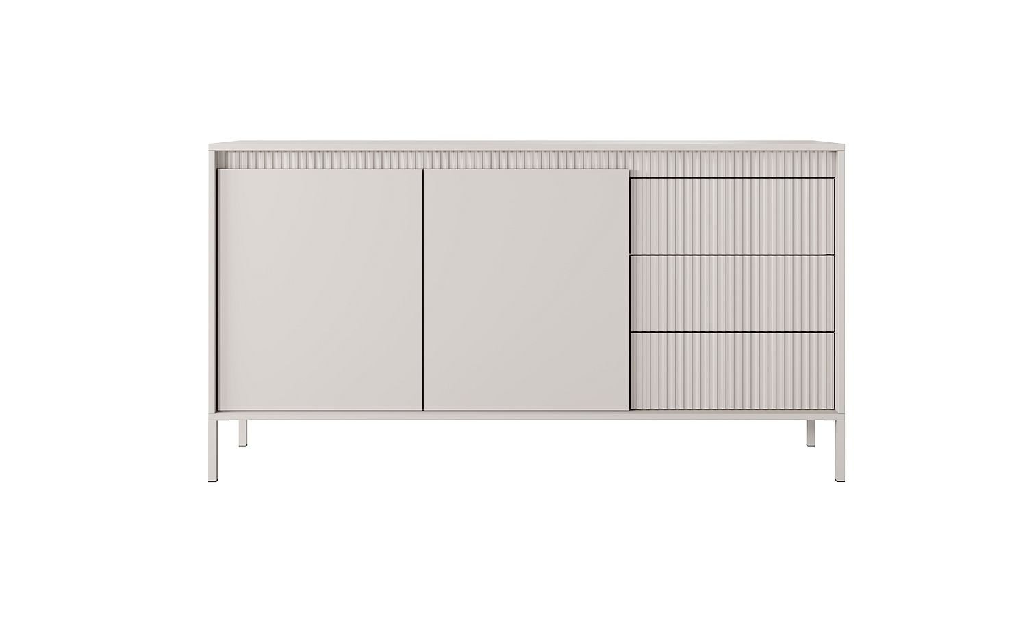 Lh-homefurniture Μπουφές με συρτάρια Senso μπεζ 153x81x40cm L_SNS_21s_bz Lh-homefurniture Μπουφές με συρτάρια Senso μπεζ 153x81x40cm L_SNS_21s_bz