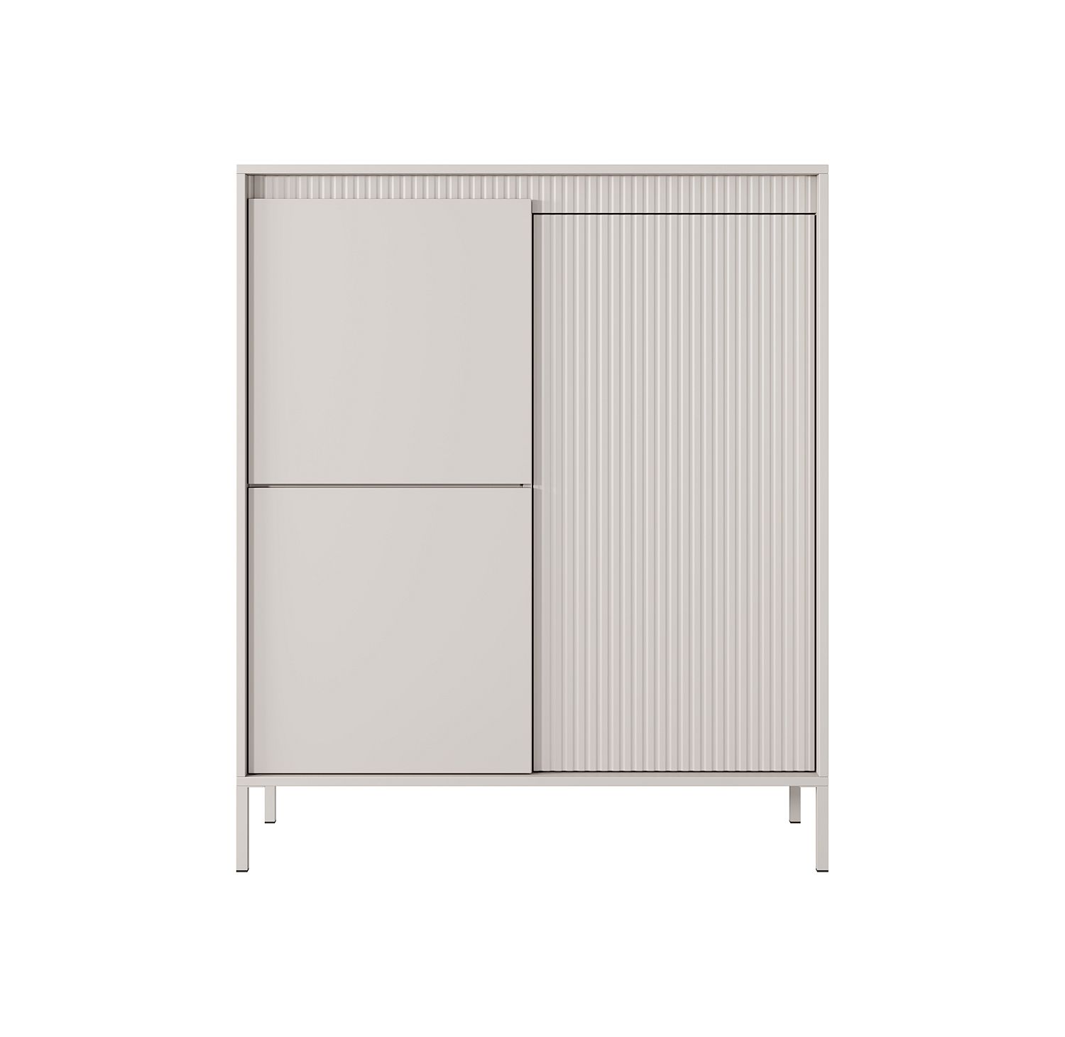 Lh-homefurniture Μπουφές Senso μπεζ 104x124x40cm L_SNS_24_bz