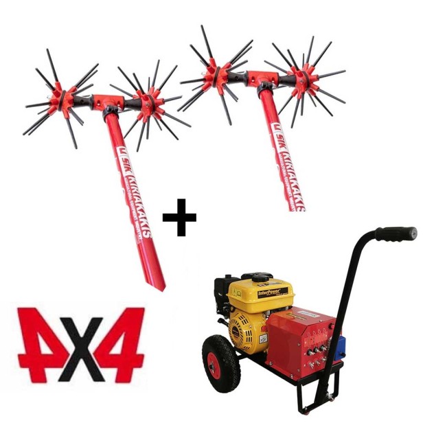 ΣΕΤ Δυναμό Interpower 6,5 Hp Με 2 Βέργες Αχινό SIK32 - 4X4 KIDO-
090/280