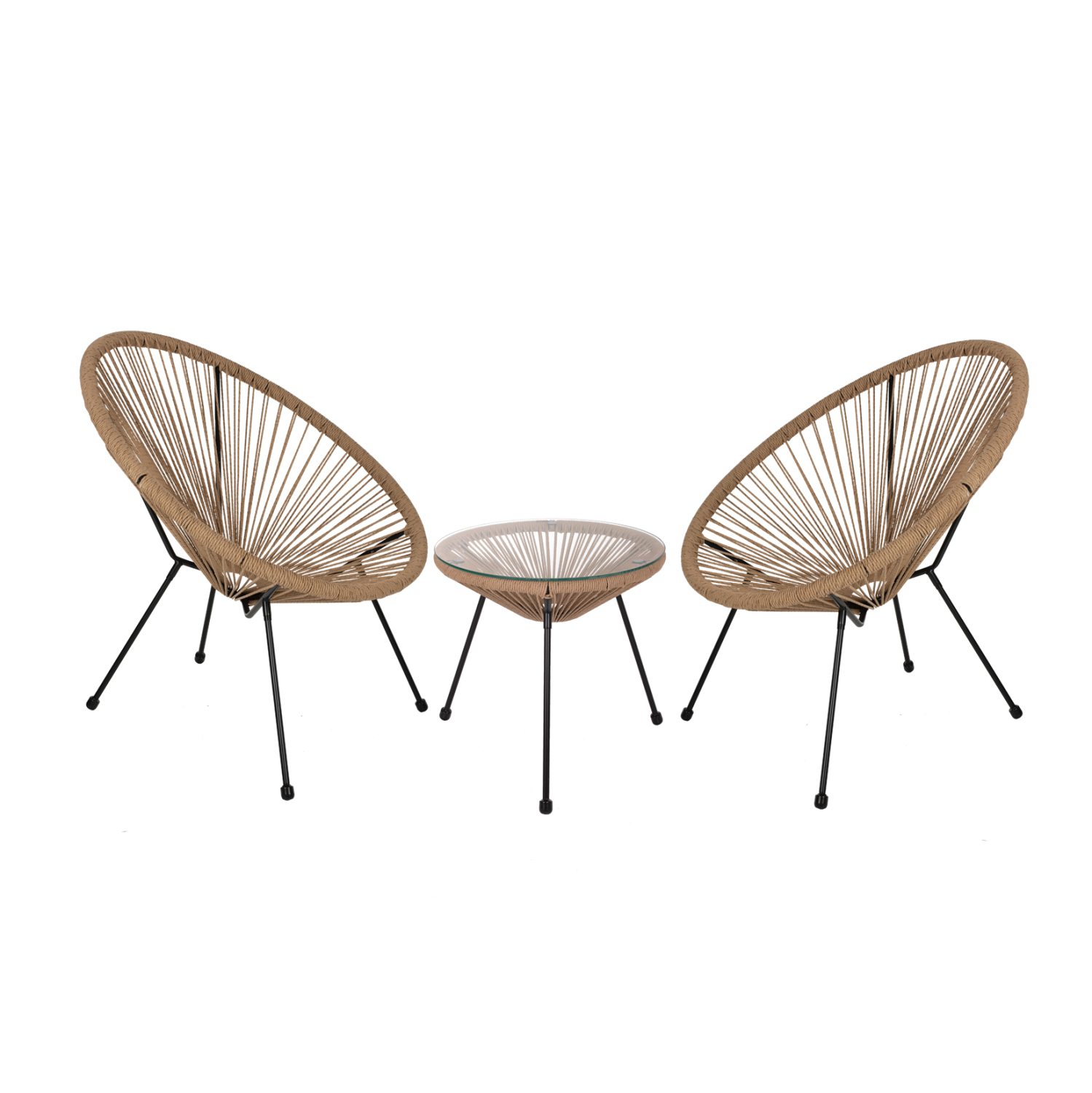 Intrahome ΣΕΤ ΕΞΩΤ.ΧΩΡΟΥ 3ΤΜΧ CASABLANCACCASABLANCACASABLANCALTCASABLANCAIOKYOLCO ΤΡΑΠΕΖΙ & 2 ΠΟΛΥΘΡΟΝΕΣ ΣΕ ΜΑΥΡΟ-ΜΠΕΖ intraho-0007018