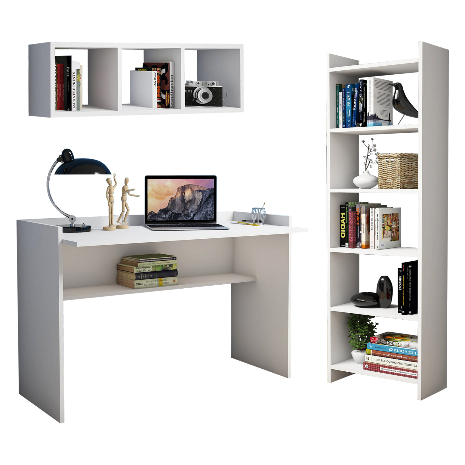 Intrahome ΣΕΤ ΓΡΑΦΕΙΟΥ 3ΤΜΧ .11 ΜΕΛΑΜΙΝΗ ΣΕ ΛΕΥΚΟ ΧΡΩΜΑ intraho-0007512