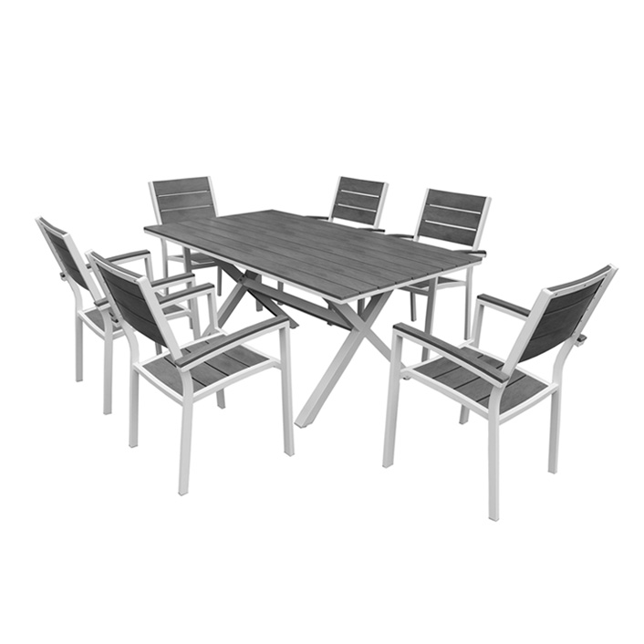Bluimis ΣΕΤ ΤΡΑΠΕΖΑΡΙΑ ΚΗΠΟΥ ΑΛΟΥΜΙΝΙΟΥ-POLYWOOD RENATA 5370 G + KARMEN 5374 G BL-200-60-011 Bluimis ΣΕΤ ΤΡΑΠΕΖΑΡΙΑ ΚΗΠΟΥ ΑΛΟΥΜΙΝΙΟΥ-POLYWOOD RENATA 5370 G + KARMEN 5374 G BL-200-60-011