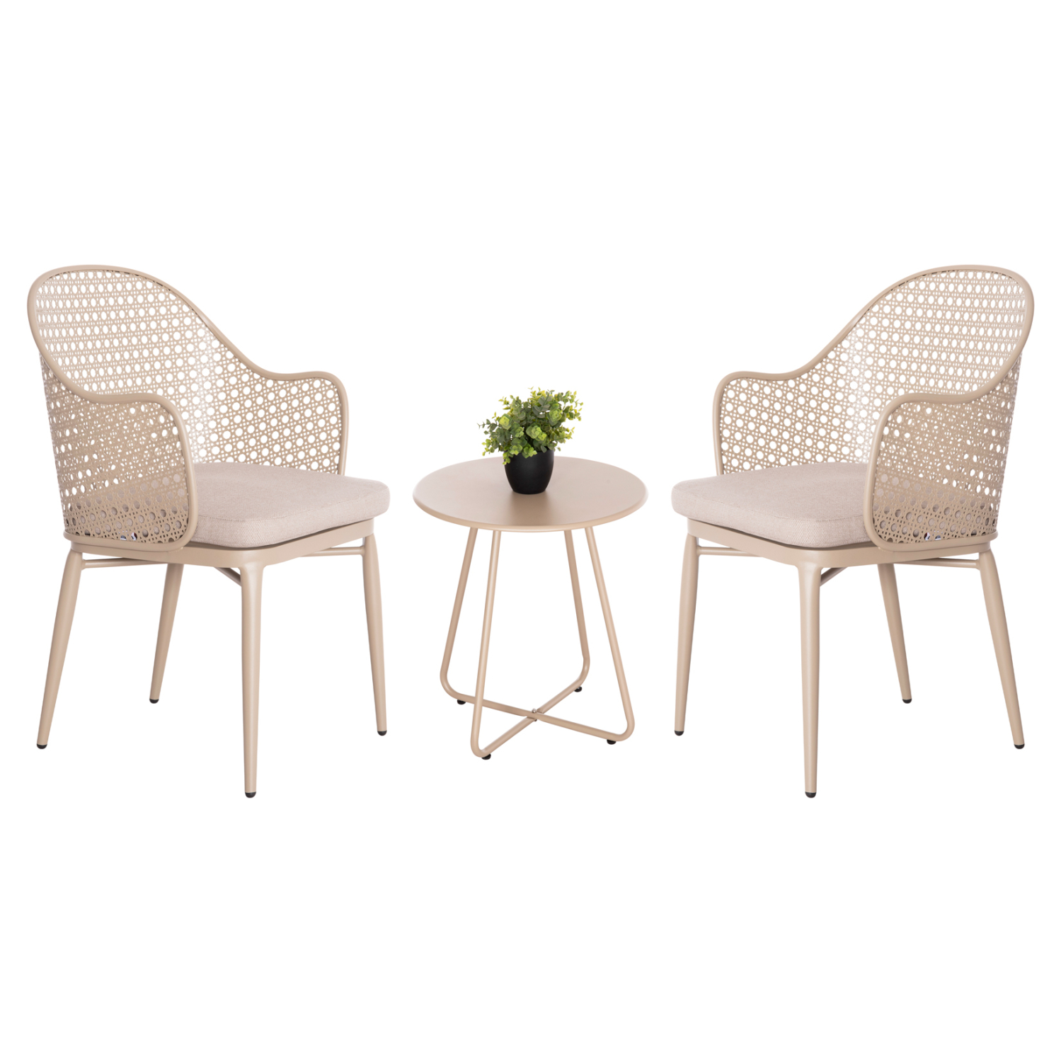 ΣΕΤ LOUNGE 3TMX ΕΞ.ΧΩΡΟΥ OREGO HM21107.03 ΑΛΟΥΜΙΝΙΟ & ΜΕΤΑΛΛΟ ΣΕ ΚΑΠΟΥΤΣΙΝΟ