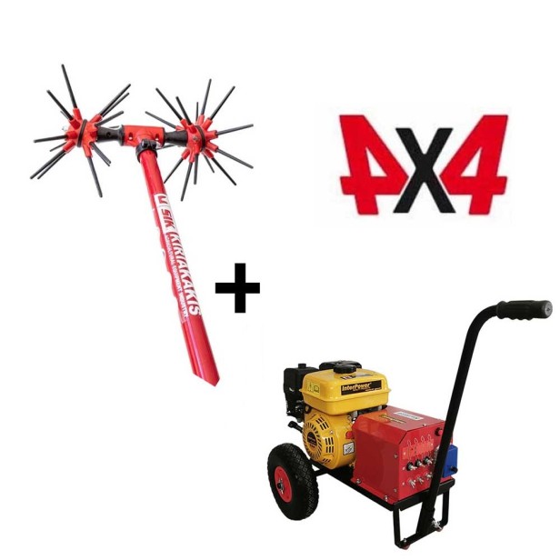 ΣΕΤ Δυναμό Interpower 6,5 Hp Με Βέργα Αχινό SIK32 - 4X4 KIDO-
090/279