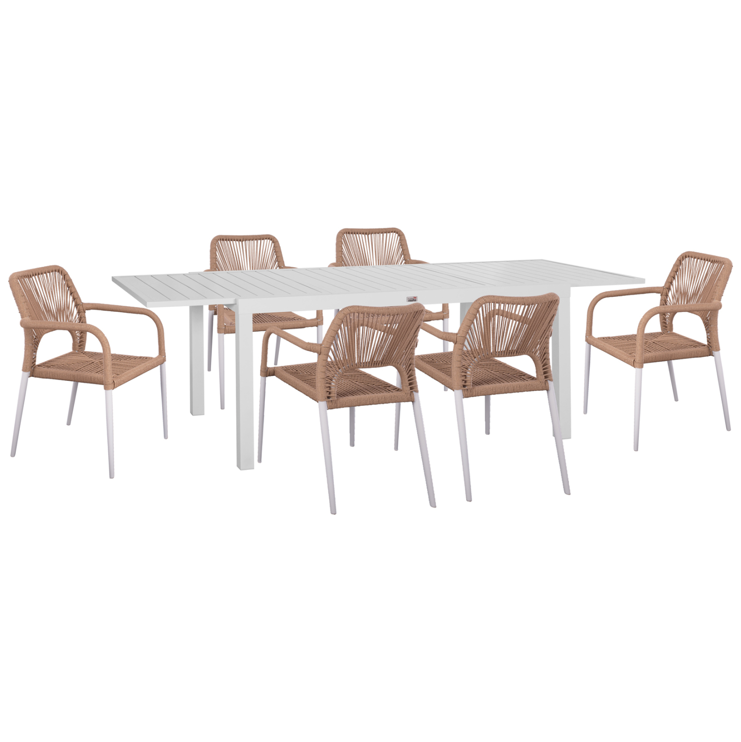 Intrahome ΣΕΤ ΤΡΑΠΕΖΑΡΙΑΣ ΕΞ.ΧΩΡΟΥ 7ΤΜΧ KRUM ΛΕΥΚΟ ΑΛΟΥΜΙΝΙΟ--P.E.LILONGWEKUCASABLANCALCASABLANCA_LUMPURERLEY intraho-0007051