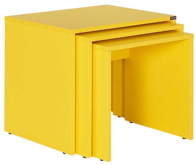 Lh-homefurniture Σετ τραπεζάκια Ζιγκον κιτρινο 55x47x40cm AD_SHP-103-HH-1 Lh-homefurniture Σετ τραπεζάκια Ζιγκον κιτρινο 55x47x40cm AD_SHP-103-HH-1