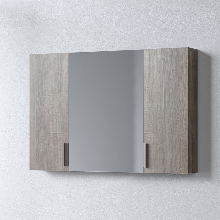 Καθρέφτης SIENA SONOMA DARK 100 3MSI100SD0W με ντουλάπια 96x14x65cm 3MSI100SD0W Καθρέφτης SIENA SONOMA DARK 100 3MSI100SD0W με ντουλάπια 96x14x65cm 3MSI100SD0W