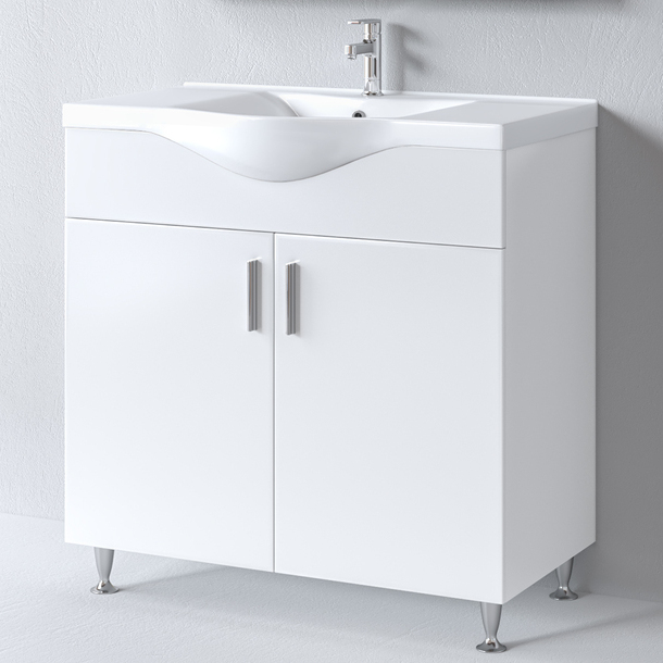 Πάγκος SIENA WHITE 90 S3BSI090GL0 90x34x83cm, Νιπτήρα 90x46cm S3BSI090GL0 Πάγκος SIENA WHITE 90 S3BSI090GL0 90x34x83cm, Νιπτήρα 90x46cm S3BSI090GL0