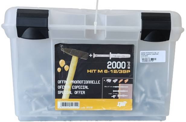 Fotin Βίσμα Χτυπητό 6- 40/ 12 P(2000Τεμ.) Δώρο Σφυρί Πένας Hit M-P Spit FOT-SPIT-55712