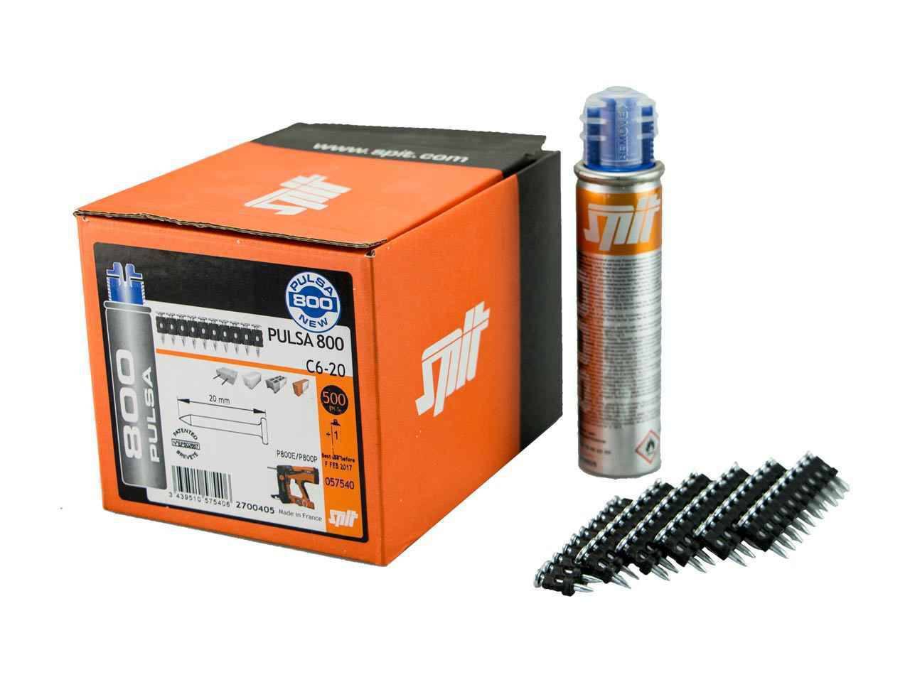 Fotin Καρφωτικου Καρφιά Spit Pulsa C6 20 + P800 (500Τεμ) Σε Δεσμίδες FOT-SPIT-57540 Fotin Καρφωτικου Καρφιά Spit Pulsa C6 20 + P800 (500Τεμ) Σε Δεσμίδες FOT-SPIT-57540
